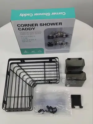 2in1 Corner Shower Caddy Bathroom Organizer/Rack