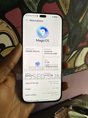 Honor 200 Lite 12 GB Black