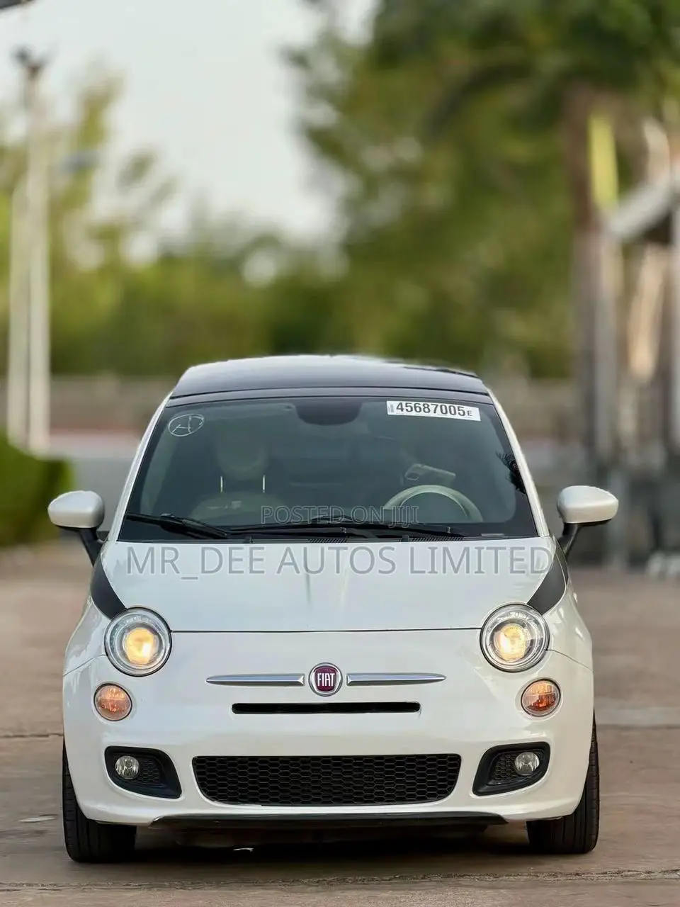 Fiat 500 Sport 2012 White