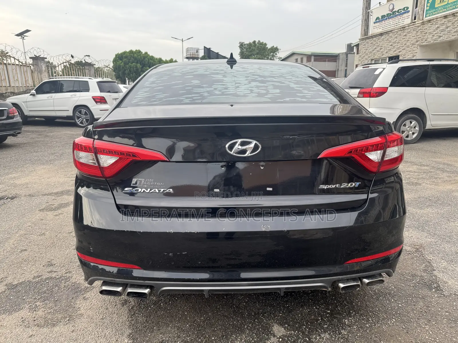 Hyundai Sonata Sport 2.0T 4dr Sedan (2.0L 4cyl Turbo 6A) 2015 Black