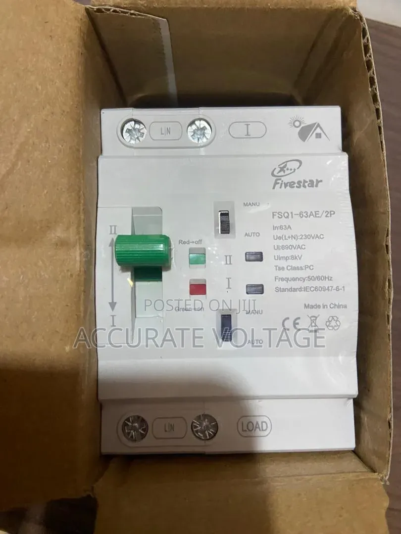 63a 2 Phase Automatic Transfer Switch