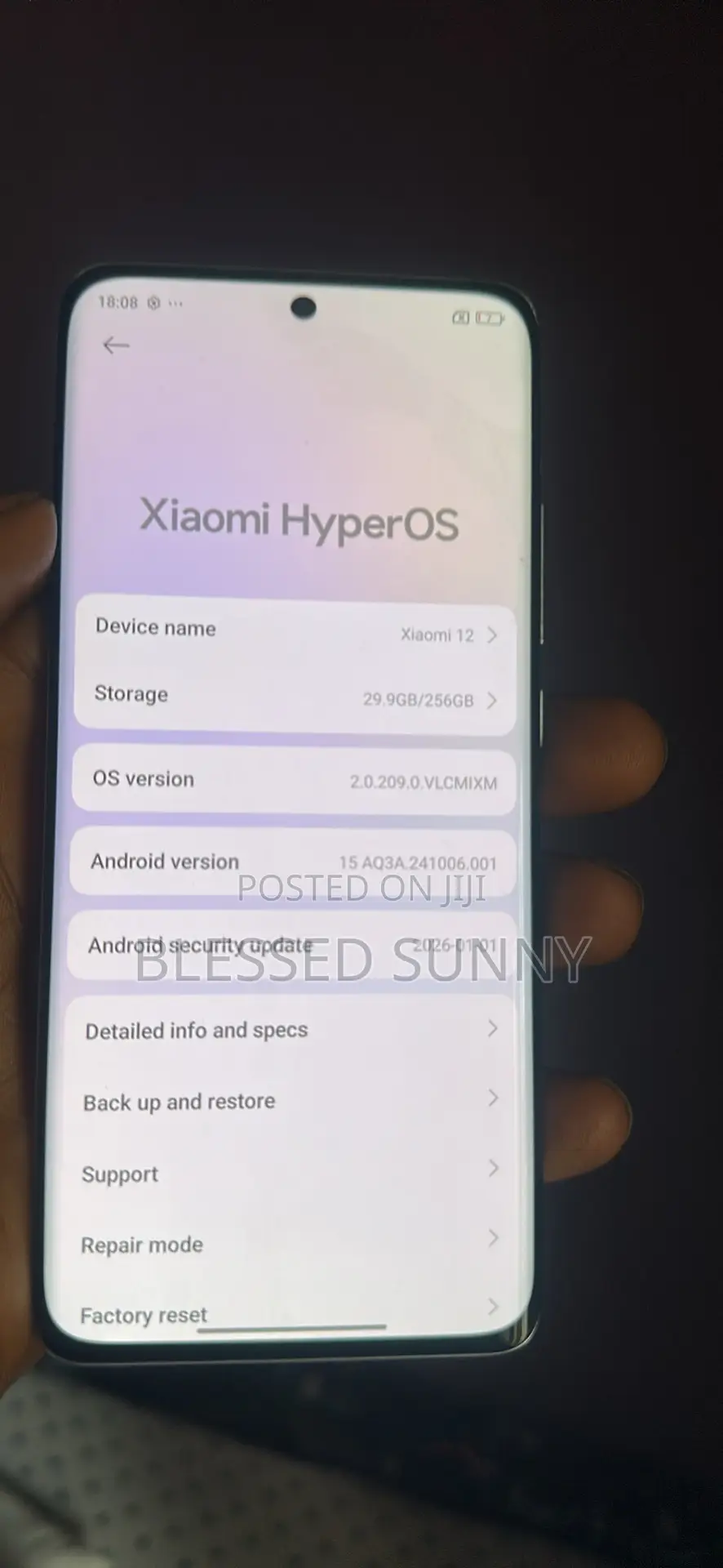 Xiaomi 12 256 GB Blue