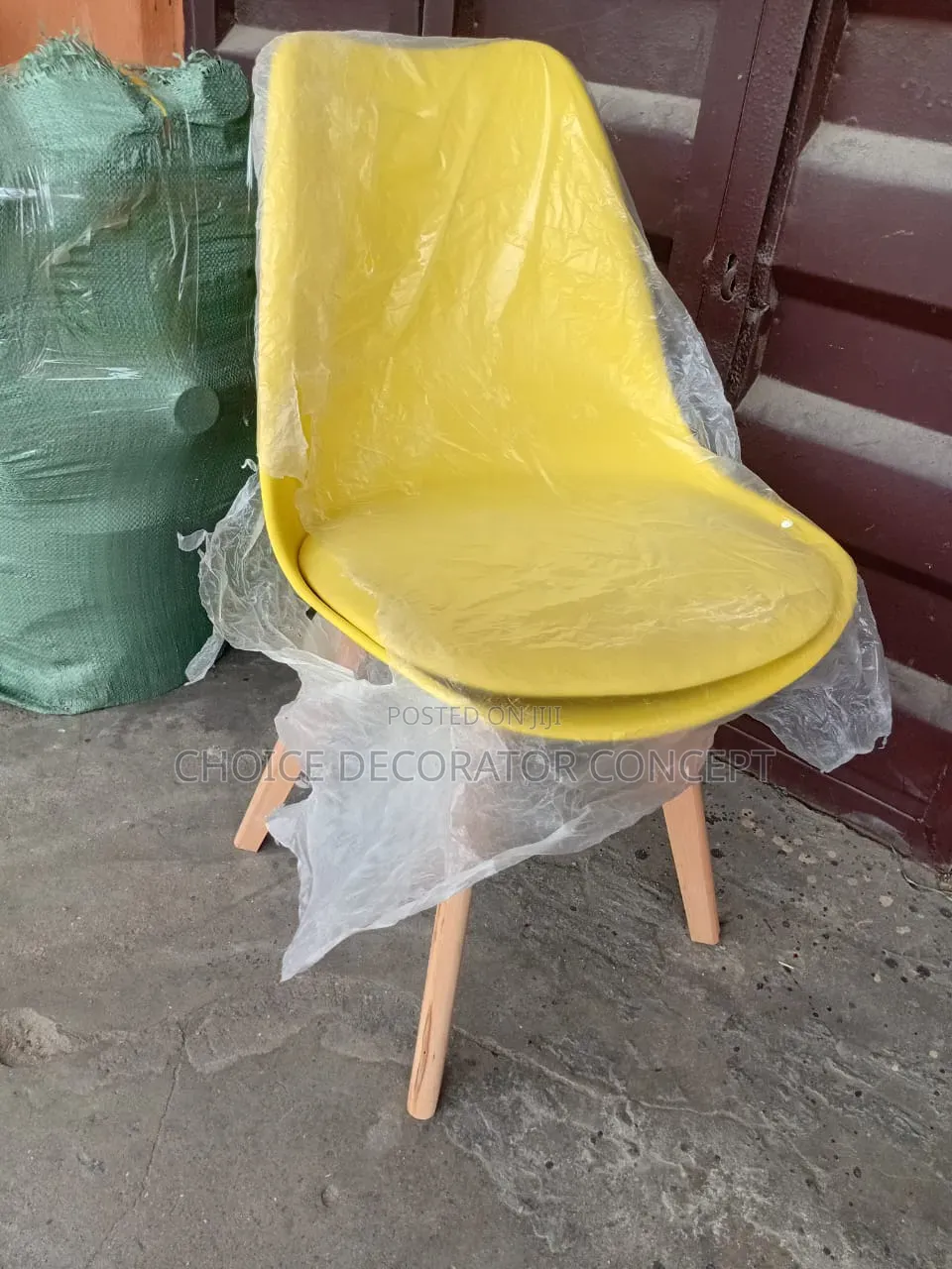 Modern Yellow Accent Chair