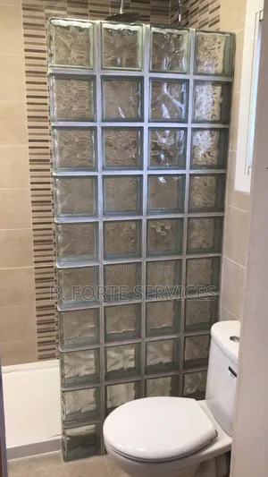 Unique Glass Block Shower