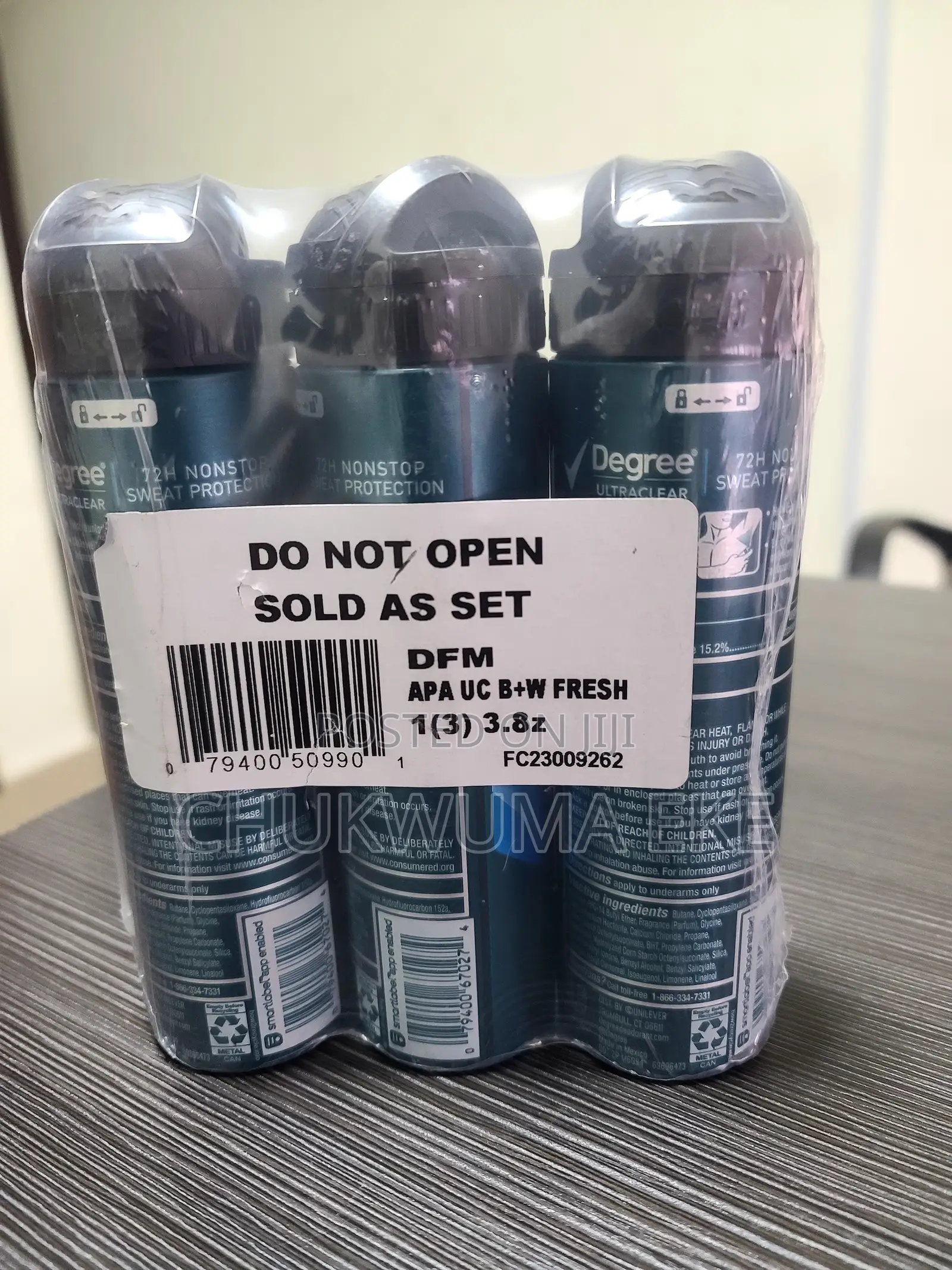 Ultraclear Deodorant Spray