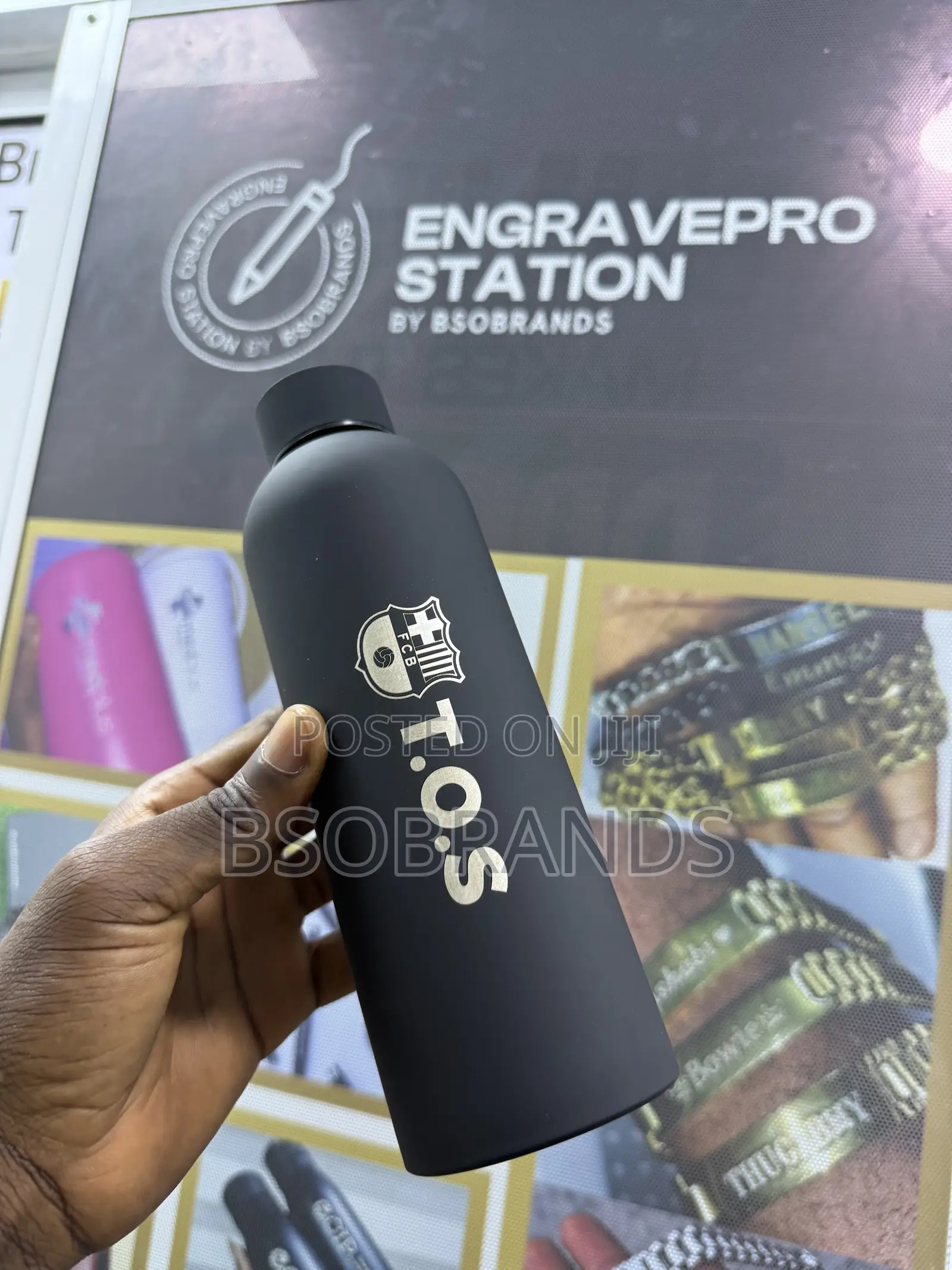 Engraved Flask