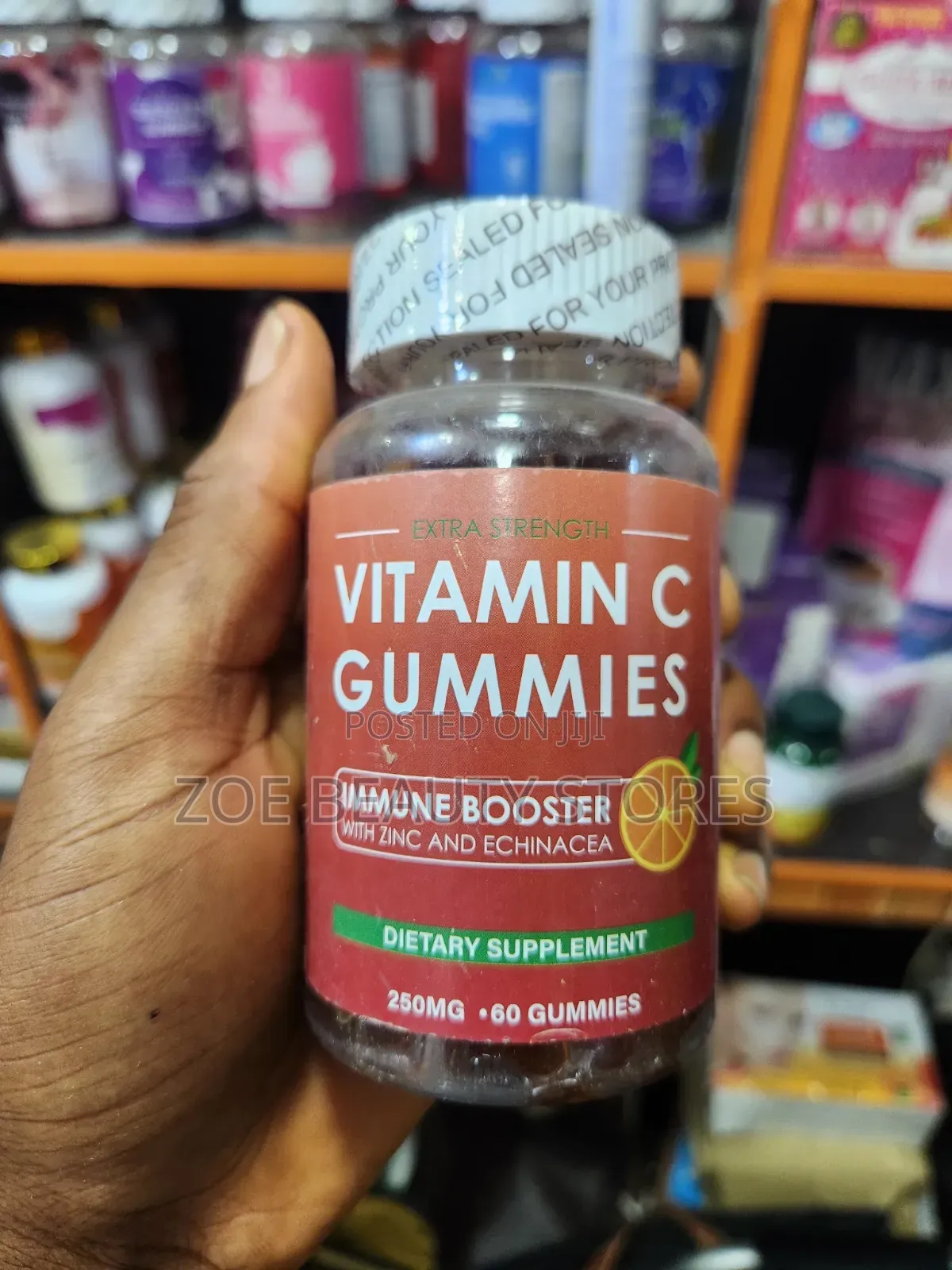 Extra Strength Vitamin C Gummies (250mg, 60 Gummies)