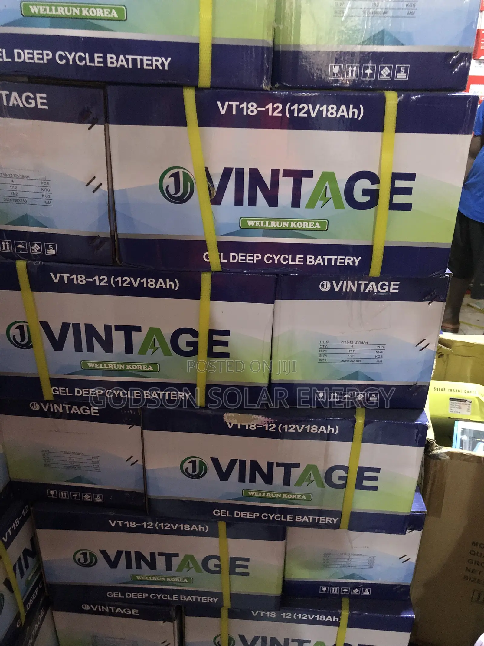Vintage Solar Gel Battery