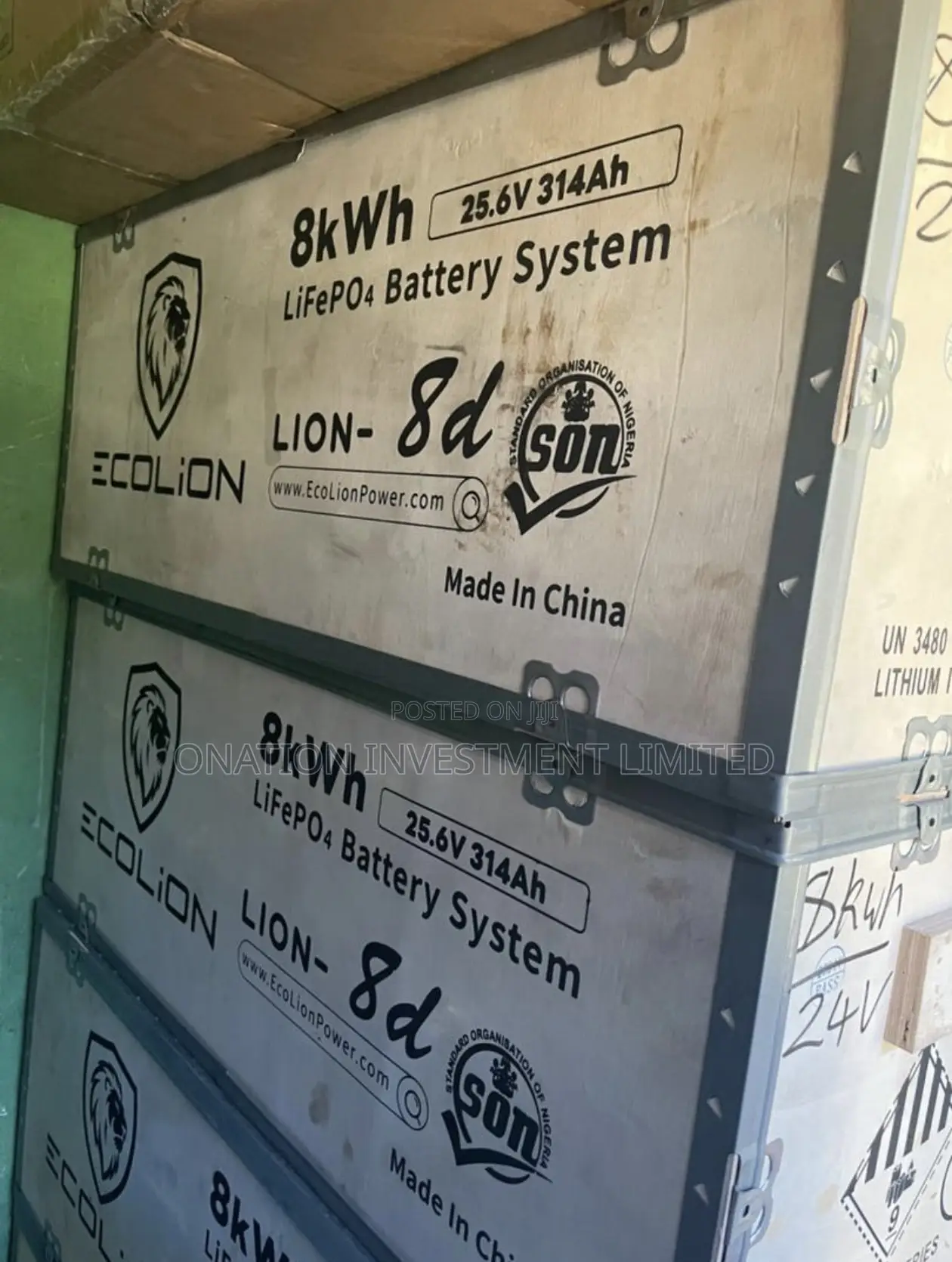 8kwh 24v Ecolion Lithium Battery (314ah)– Efficient Reliable Backup