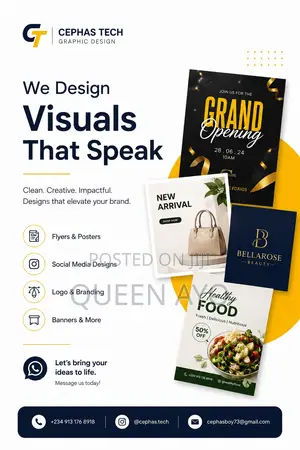 Professional Flyers, Logos and Website Designs