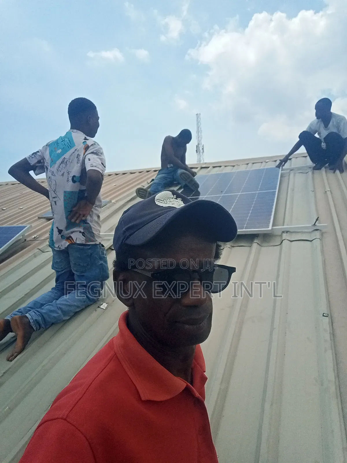 CCTV Camera Solar Installation