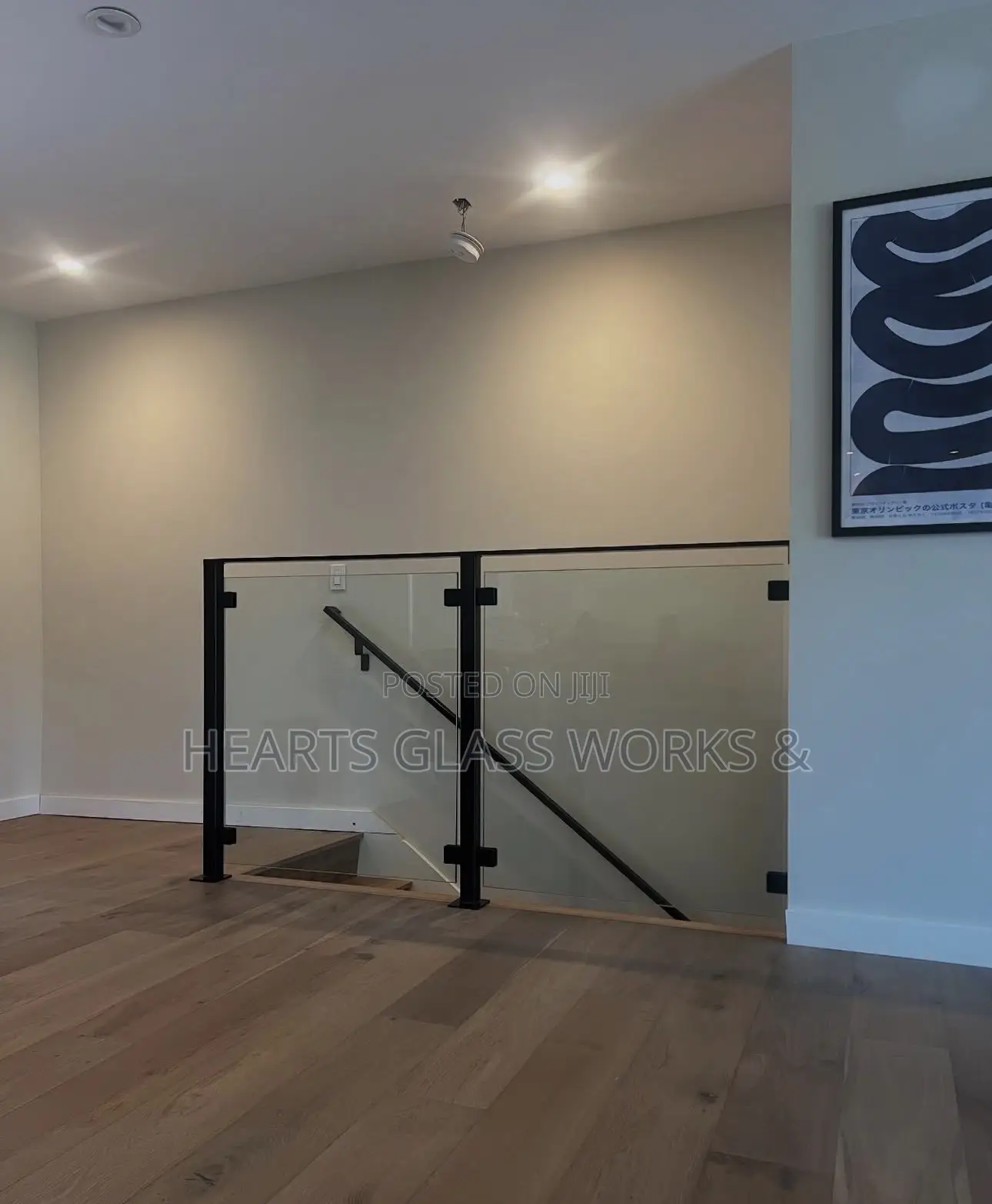 Modern Staircase Railings With Frame