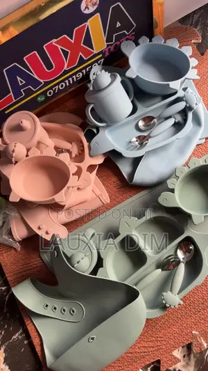 Baby 7pcs Silicone Plate Sets