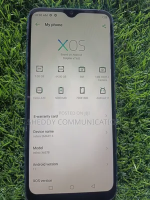 Infinix Smart 6 HD 64 GB Green