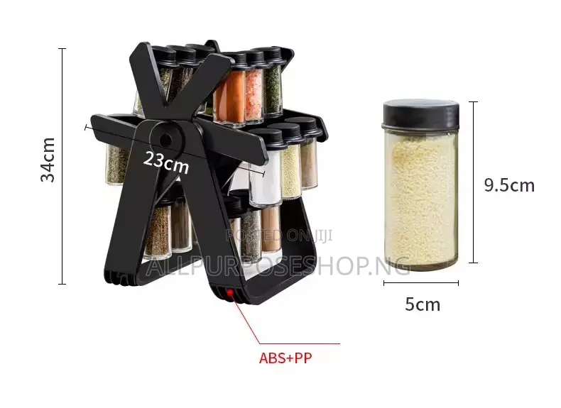 18 Jar Rotating Spice Rack