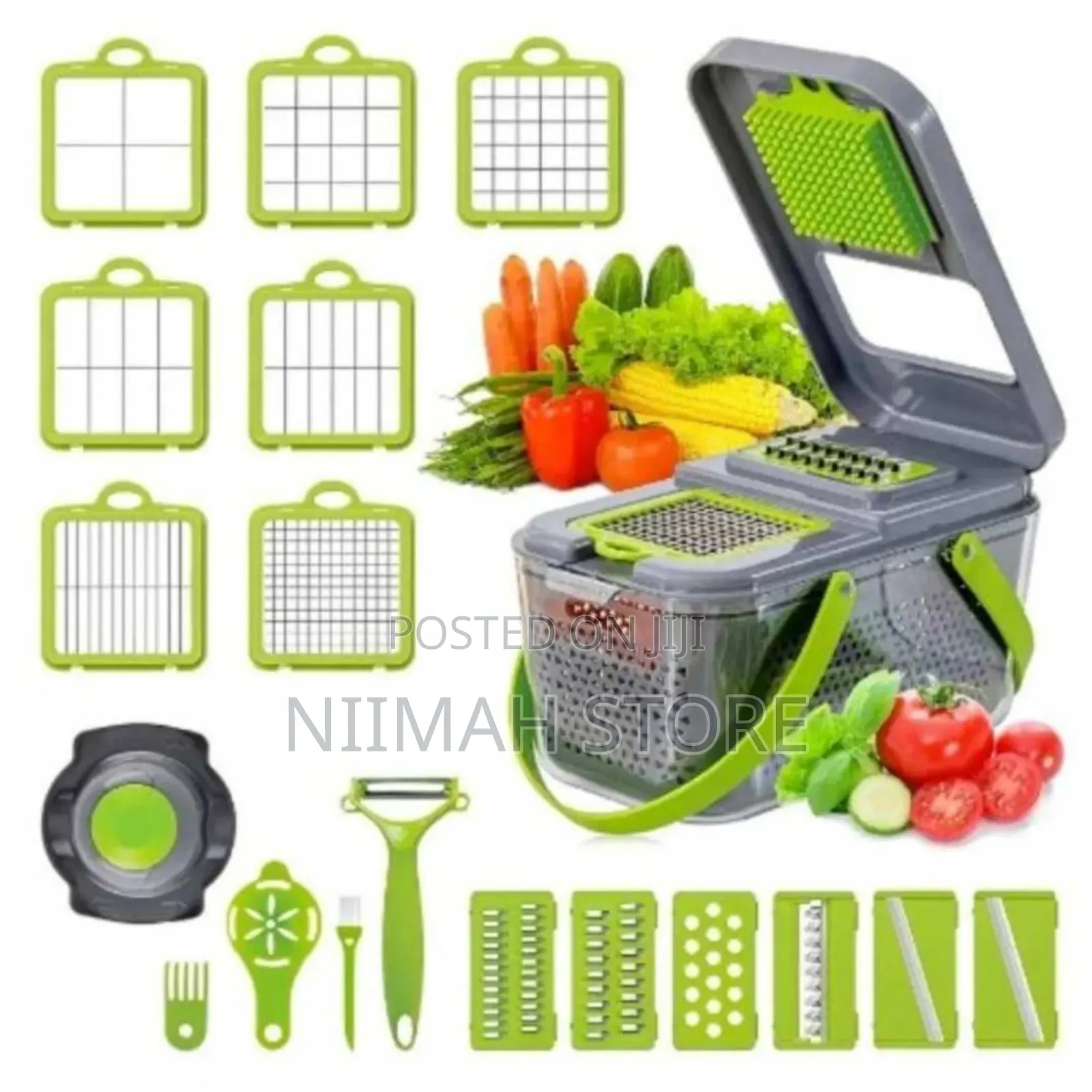 Multifunctional Vegetable Slicer, Chopper With Complete Accessories