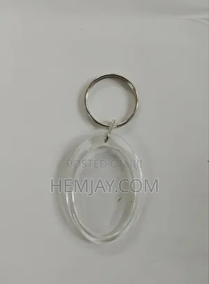 (100pcs) Fancy Shapes Transparent Keyholders