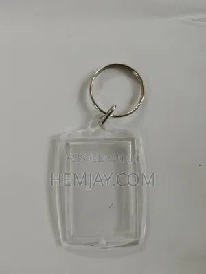 (100pcs) Fancy Shapes Transparent Keyholders