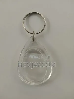 (100pcs) Fancy Shapes Transparent Keyholders