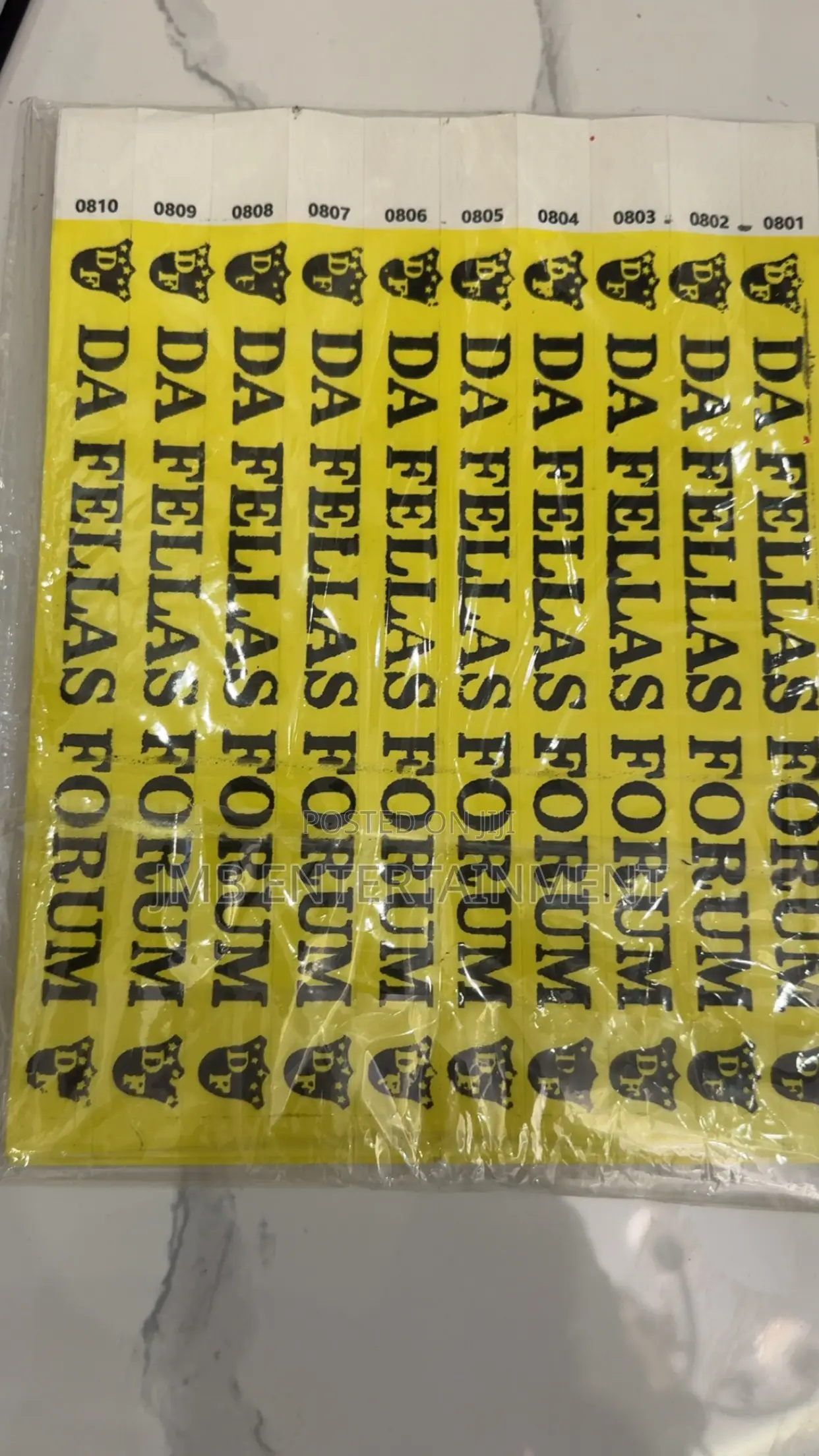 Event Wristbands Tags Available!