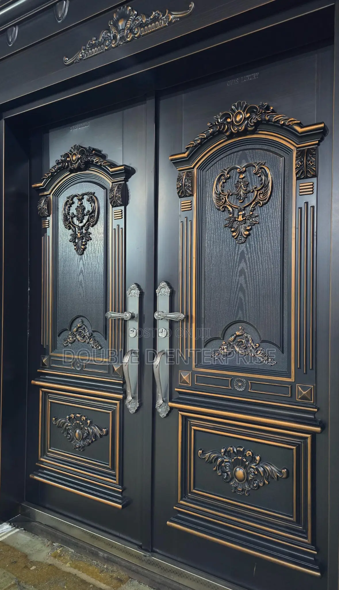 5ft by 7ft Copper Door With Ark