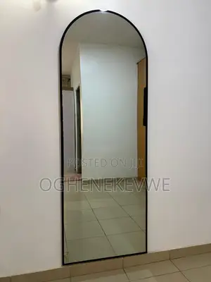 6ft Black Coated Mirror