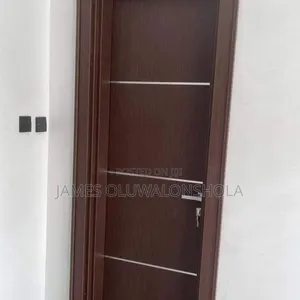 Water Resistant HDF Wooden Door With Complete Door Accessoaries