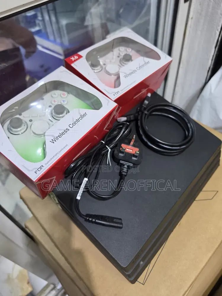  Uk Used Ps4 Pro – 2 Controllers Games Package