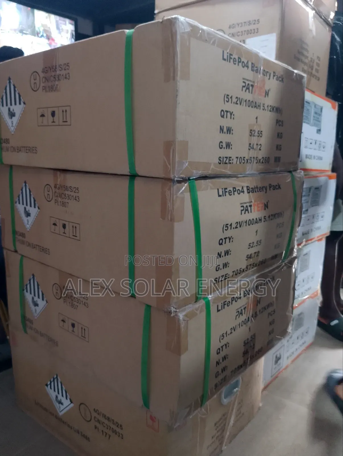 5kwh 51.2v Pattern Lithium Ion Battery