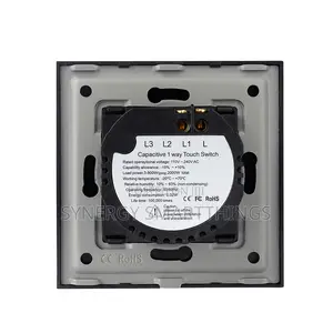 Tuya Wifi Smart 1 Gang Touch Switch Black