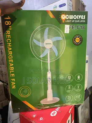 Qcwoves 18” Rechargeable Standing Fan