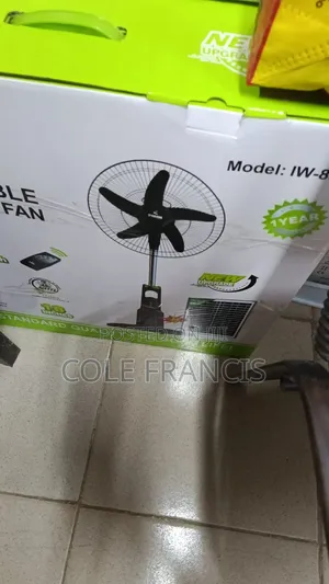 Irwin 18inches Rechargeable Fan With Mosquito Repellent Light