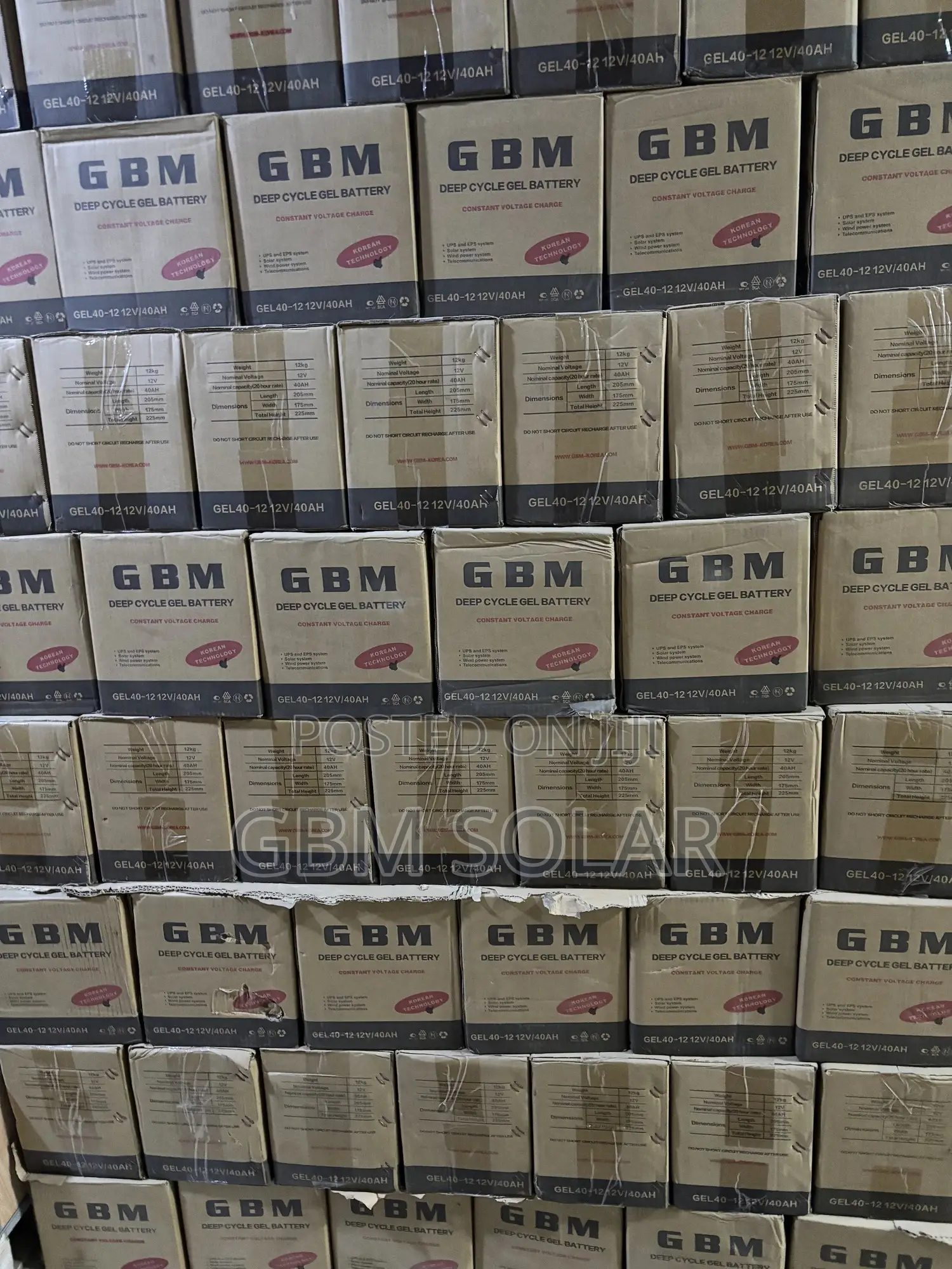 40ah 12v GBM Deep Cycle Battery