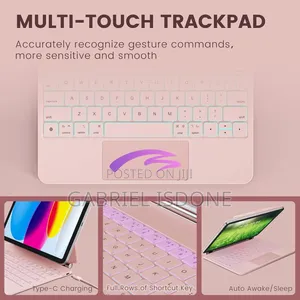 iPad 11th(A16, 2025)/10th Generation Case With Keyboard Magic Keyboard