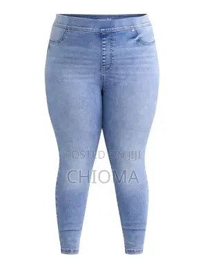 Ladies Plus Size Skinny Curvy Jeans With Tummy Control(4x Waist 53"61"