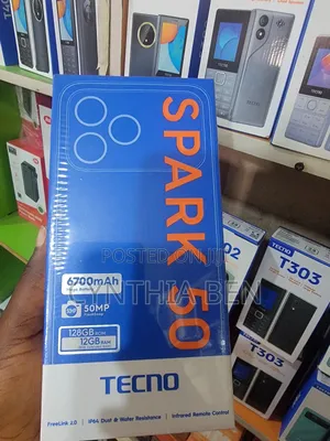 New Tecno Spark 50 128 GB Blue
