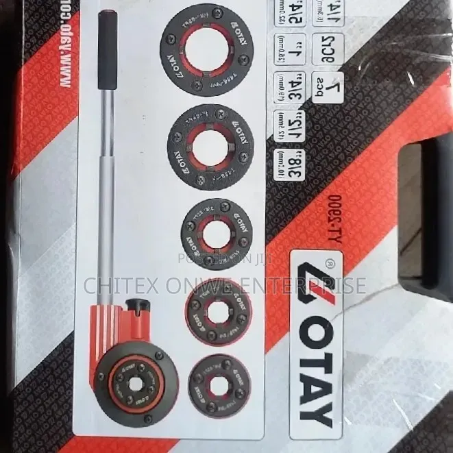 Manual Ratchet Pipe Threader Set