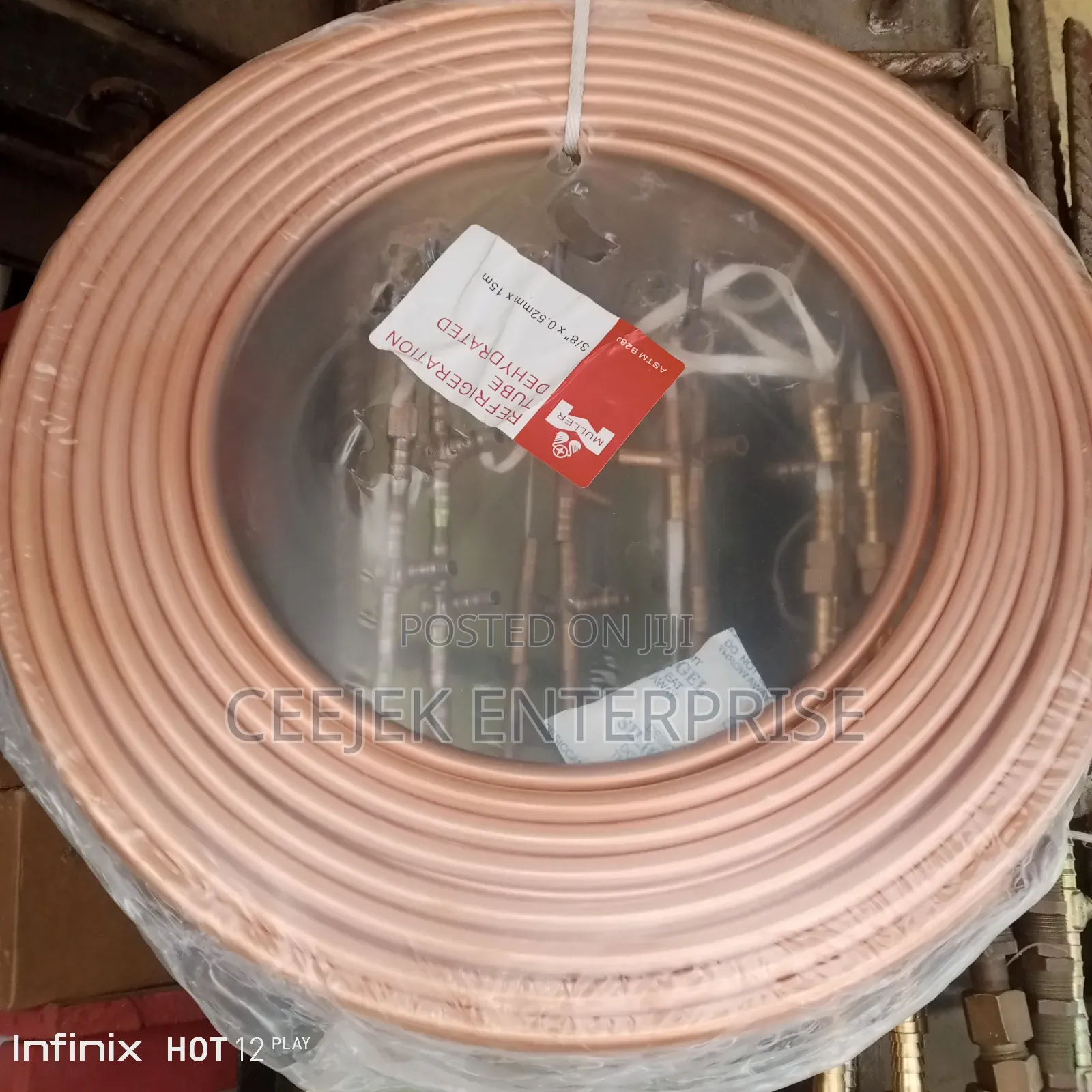 Cooper Gas Pipe