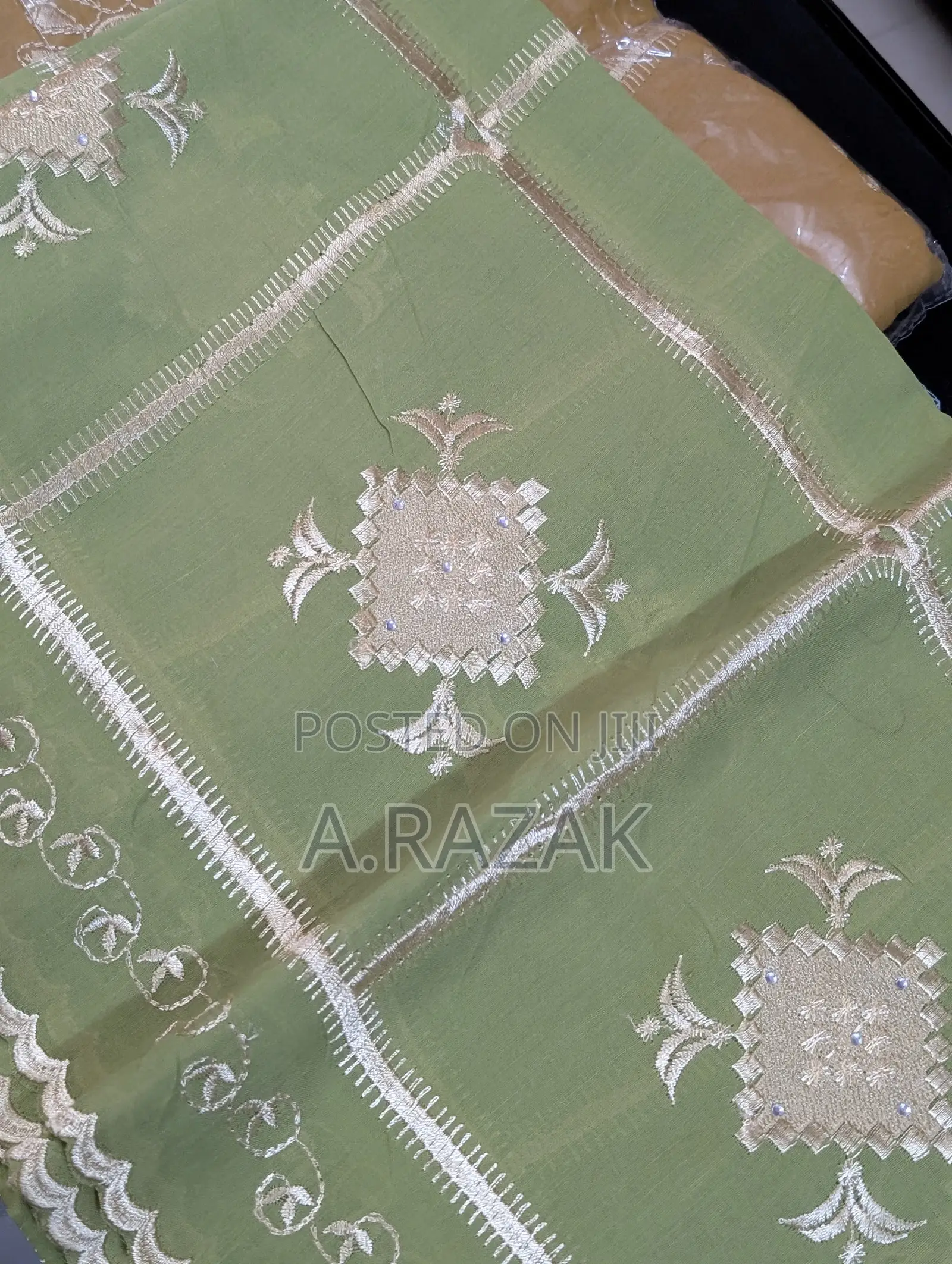 Elegant Embroidered Scarf