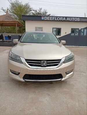 Honda Accord EX-L V-6 4dr Sedan w/Navigation (3.5L 6cyl 6A) 2014 Gold