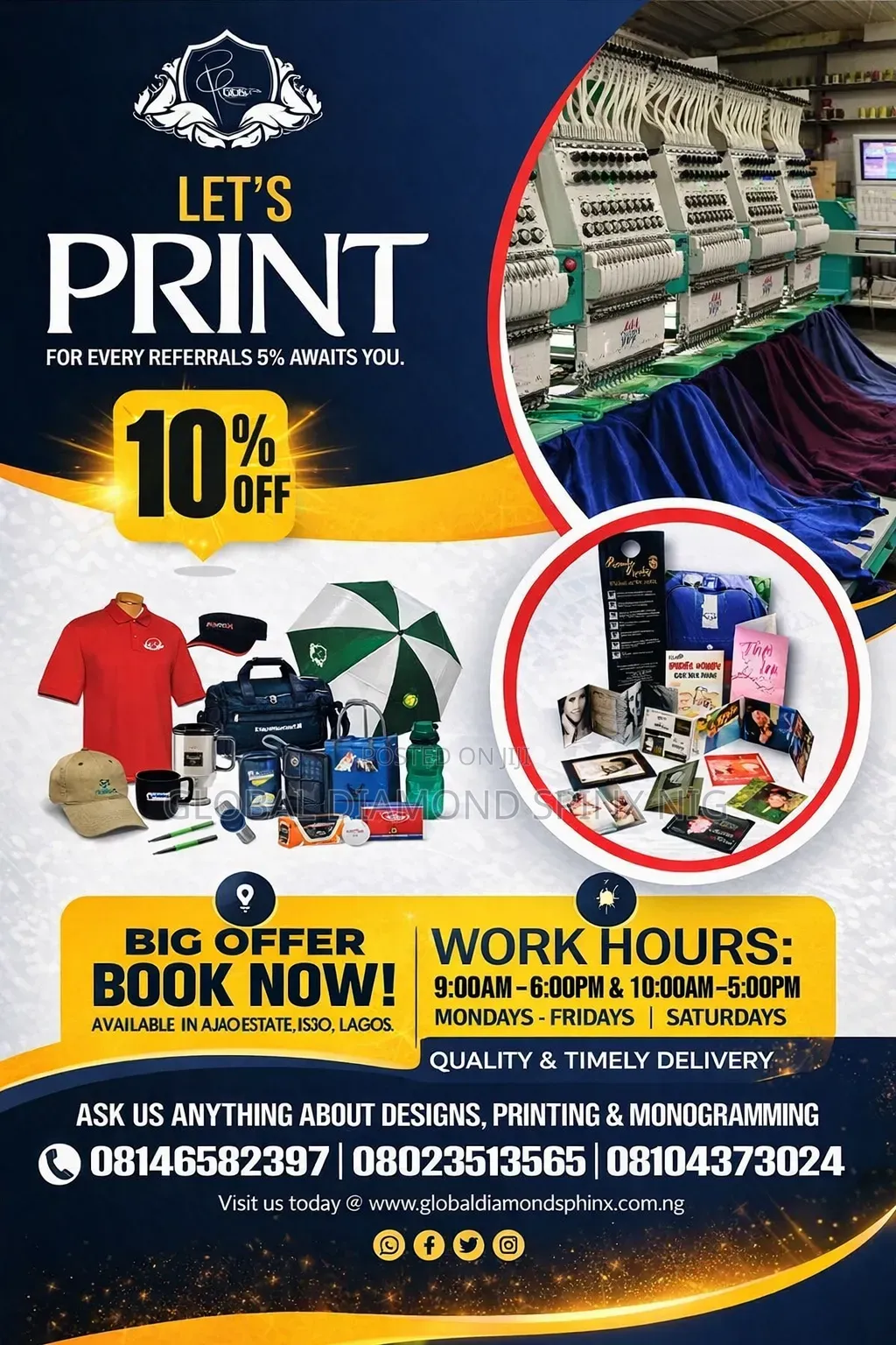 Monogramming/All Types Of Printing
