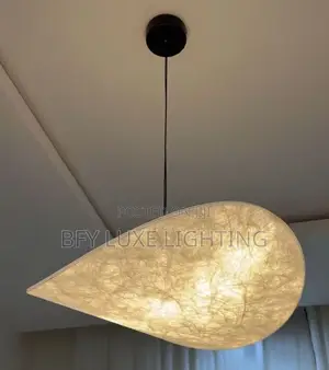 Nordic Wabi-Sabi Cloud Pendant Light –Minimalist Teardrop Ceiling Lamp