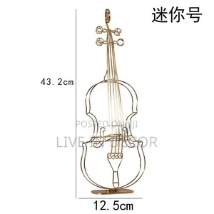 Violin Gold Statue