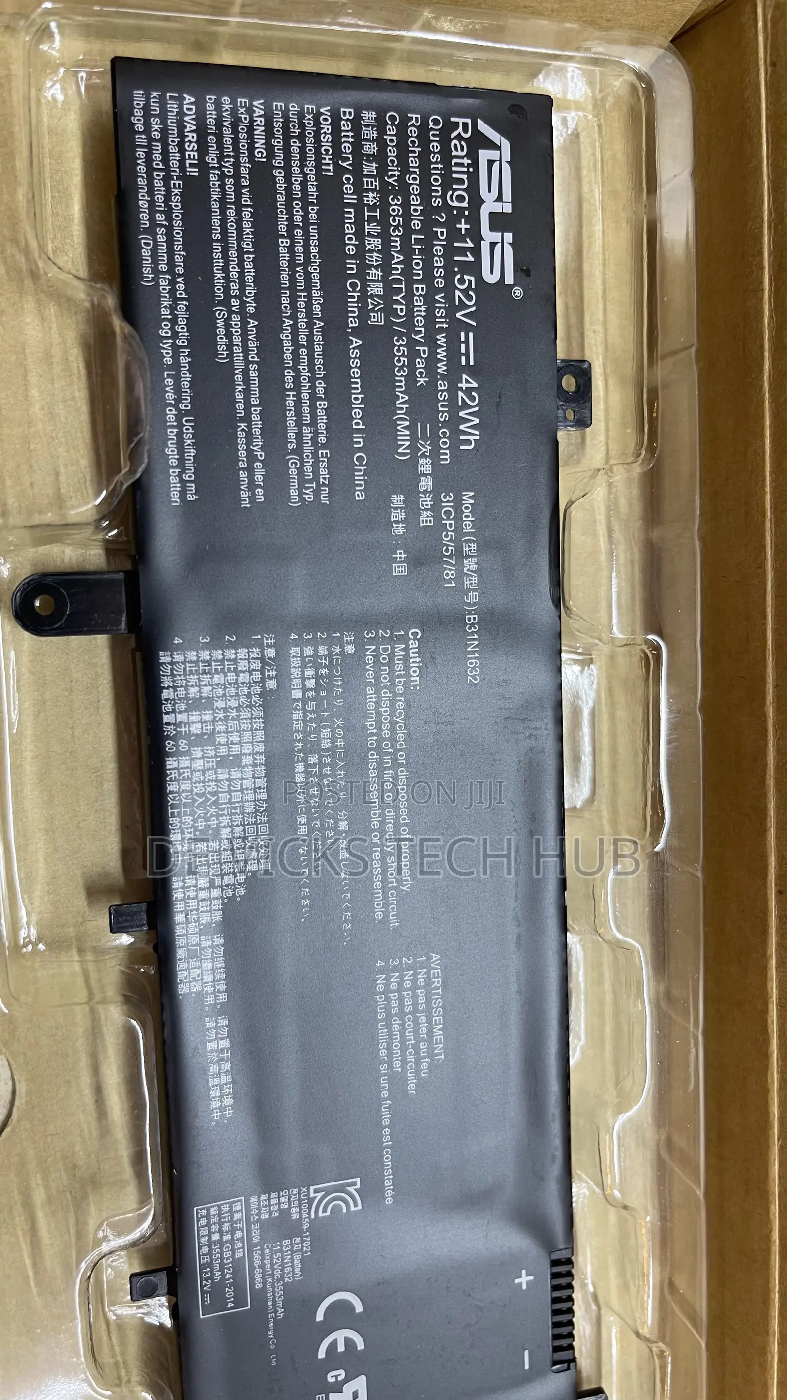 Original Asus B31n1632 Laptop Battery