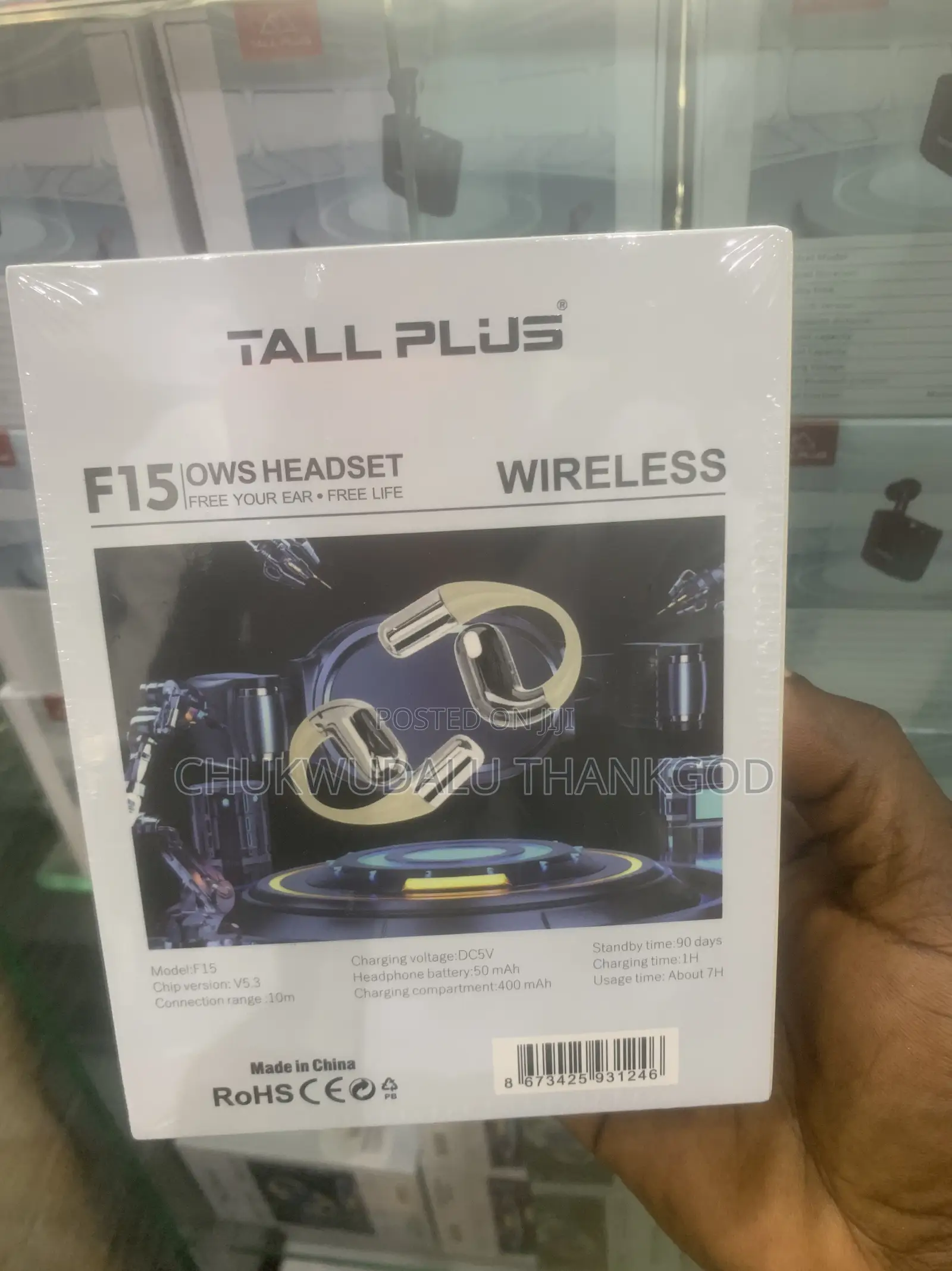 Tall Plus F15 Ows Headset