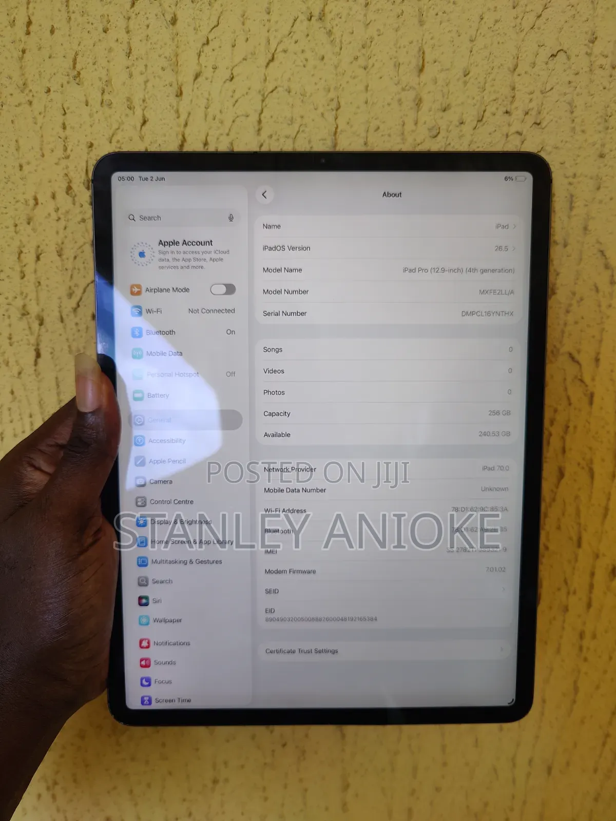 Apple iPad Pro 12.9 (2020) 256 GB Gray