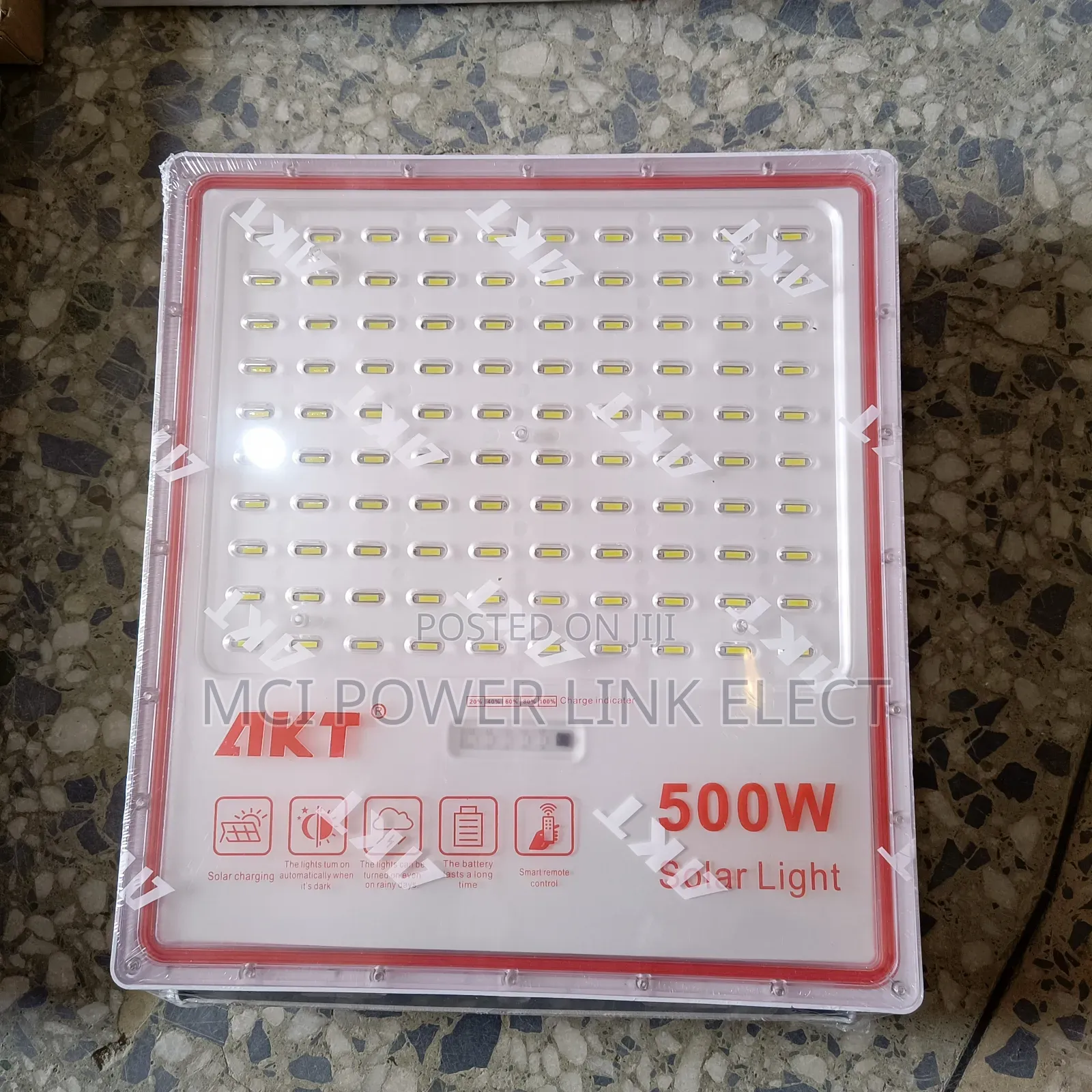 500w Solar Floodlight Akt With Panel