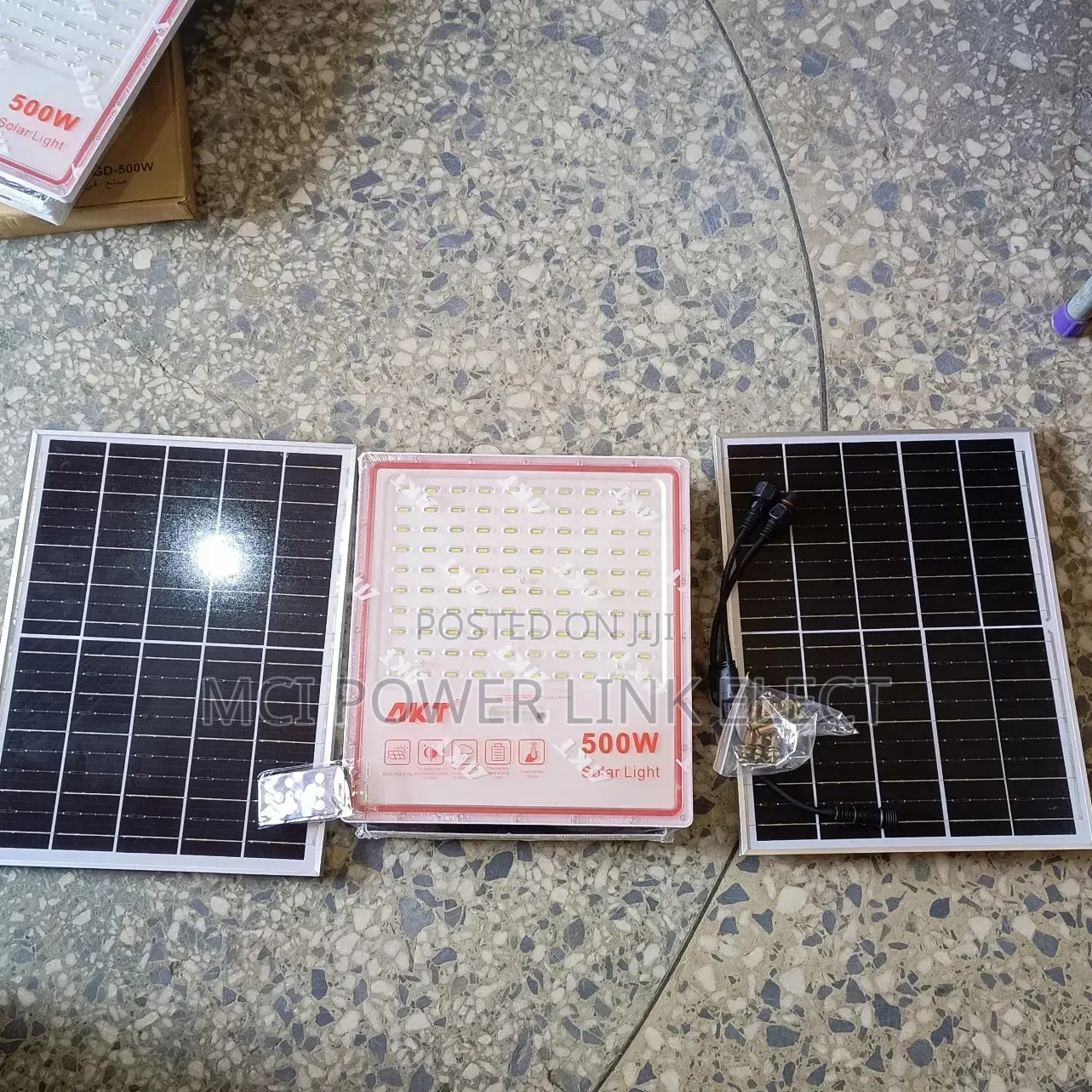 500w Solar Floodlight Akt With Panel