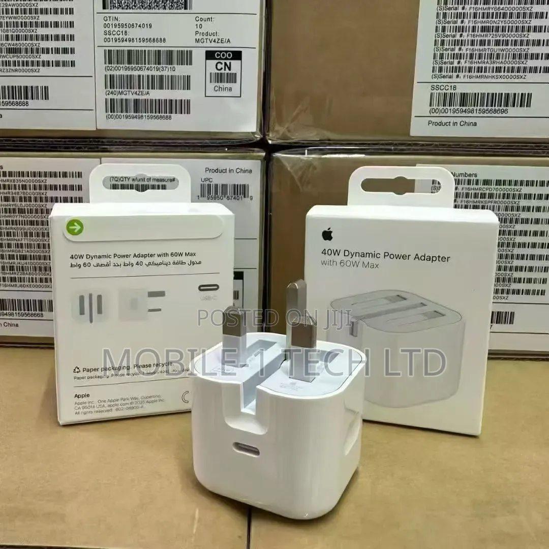 Apple 40w Dynamic Power Adapter With 60w Max