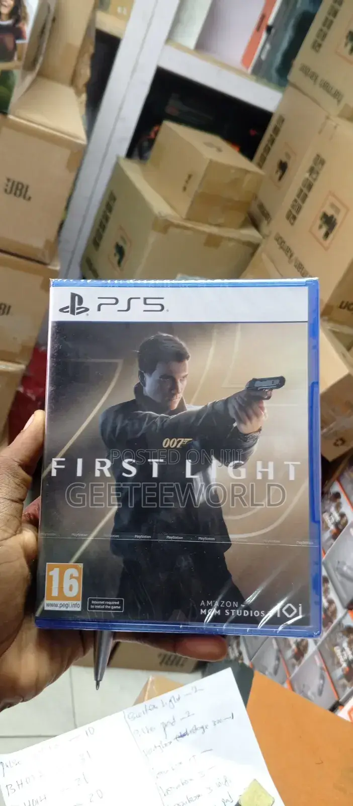 Oo7 First Light Ps5 Game Disc